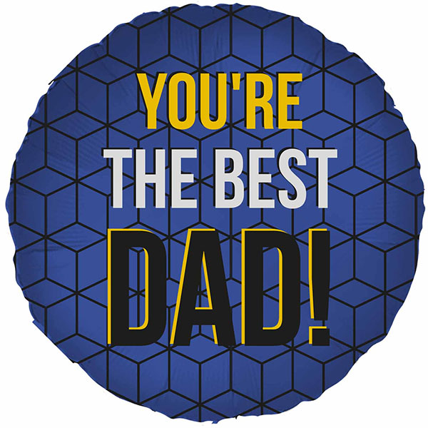 (image for) 18" Best Dad Foil Balloon