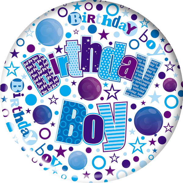 (image for) Birthday Boy Small Round Badges x6