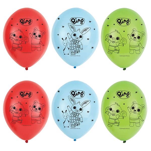 (image for) 11" Bing Latex Balloons 6pk