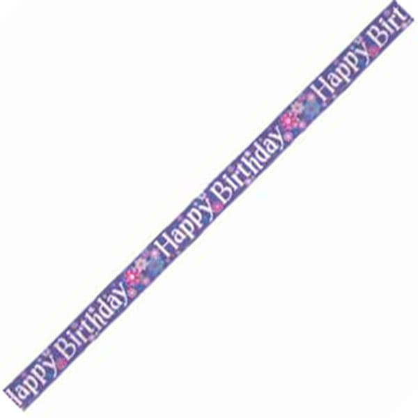 (image for) Birthday Blossom Foil Banner