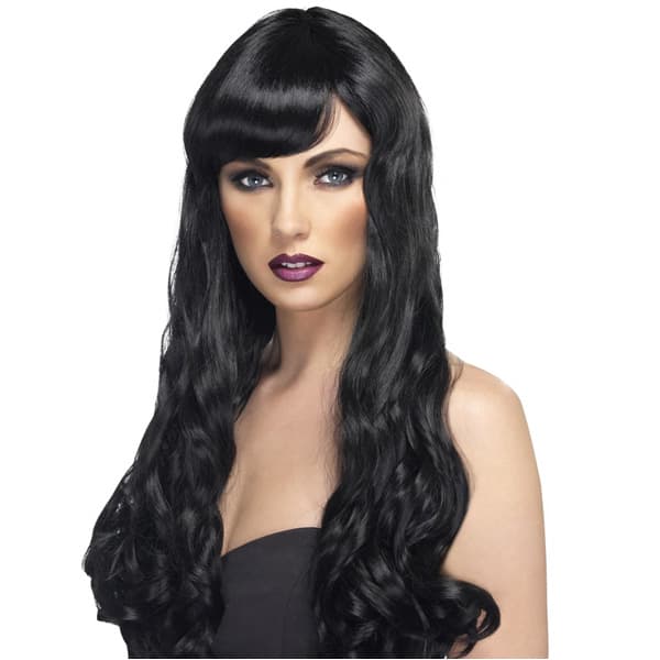 (image for) Black Desire Wigs With Fringe