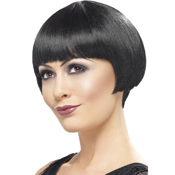 (image for) 1920s Flapper Black Bob Wigs