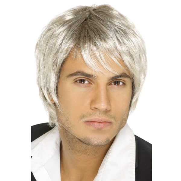 (image for) Blonde And Brown Boy Band Wigs