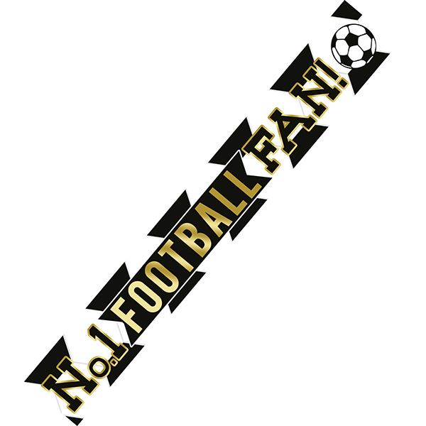 (image for) Black And White Football Banner