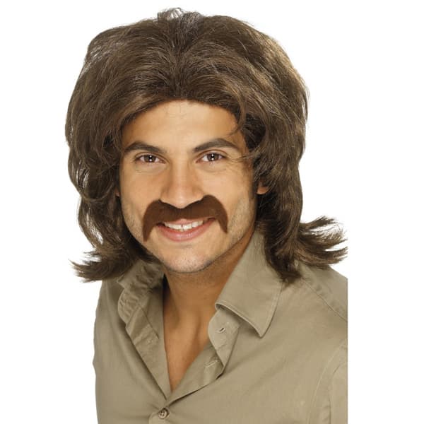 (image for) Brown Seventies Guy Wigs