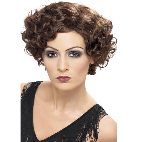 (image for) 1920s Brown Flirty Flapper Wigs