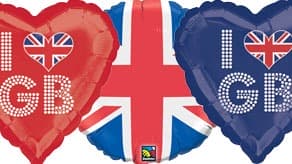 British Themed Balloons