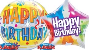 Adult Birthday Bubble Balloons