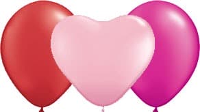 Valentine Plain Latex Balloons