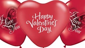 Valentine & Love Latex Balloons