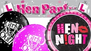 Hen Night Balloons and Banners