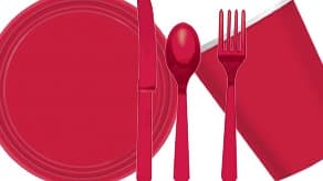 Red Tableware