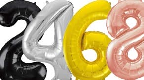 Unique Number Balloons