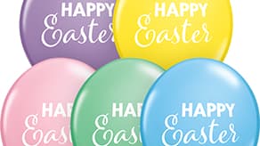 Easter Printed & Plain Latex Balloons