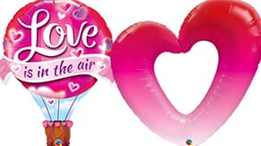 Love Shape Foil Balloons