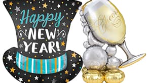 New Year Supershape & Specialty Balloons