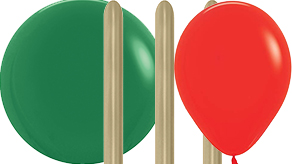 (image for) Christmas Plain Latex Balloons