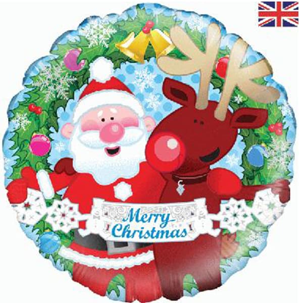 (image for) 18" Christmas Friends Foil Balloons