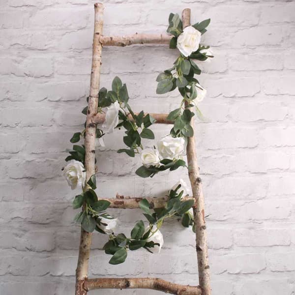 (image for) Cream Artificial Rose Garland