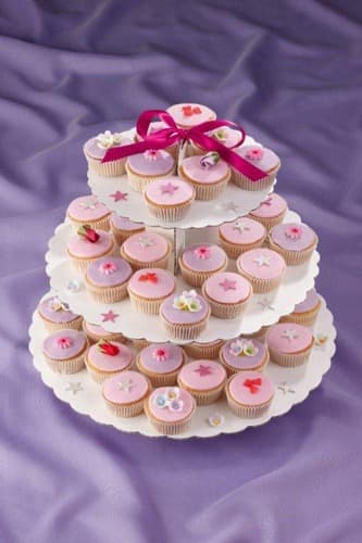 (image for) 3 Tier White Cupcake Stand