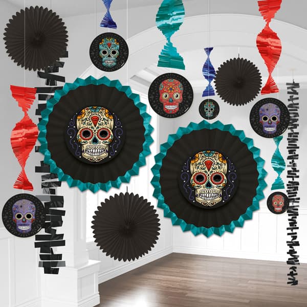 (image for) Day Of The Dead Room Decoration Kits 13pk