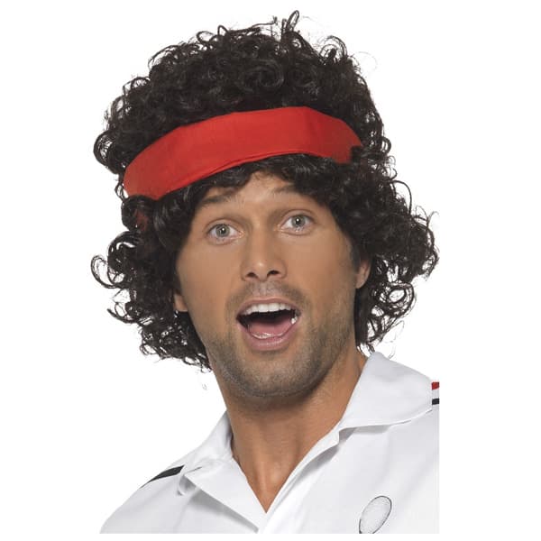 (image for) Eighties Tennis Player Wigs