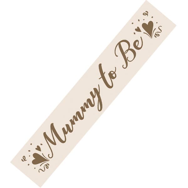 (image for) Gold Mummy To Be Sash