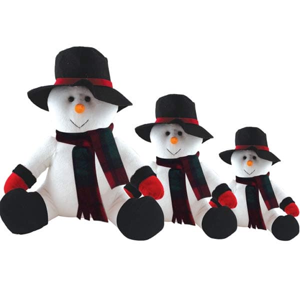 (image for) 8" Christmas Snowman Soft Toy