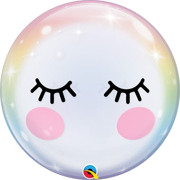 (image for) 22" Eyelashes Single Bubble Balloons