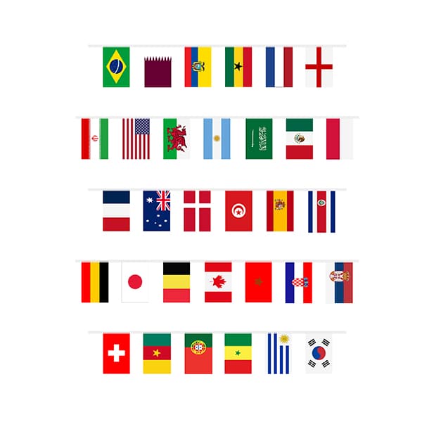 (image for) World Cup Flag Bunting