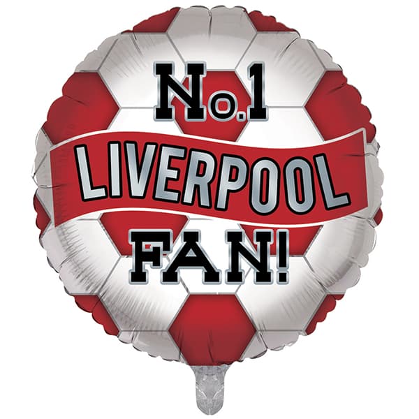 (image for) 18" No1 Liverpool Football Fan Foil Balloons