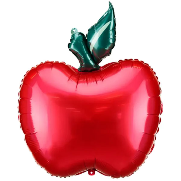 Red Apple Shape Foil Balloons