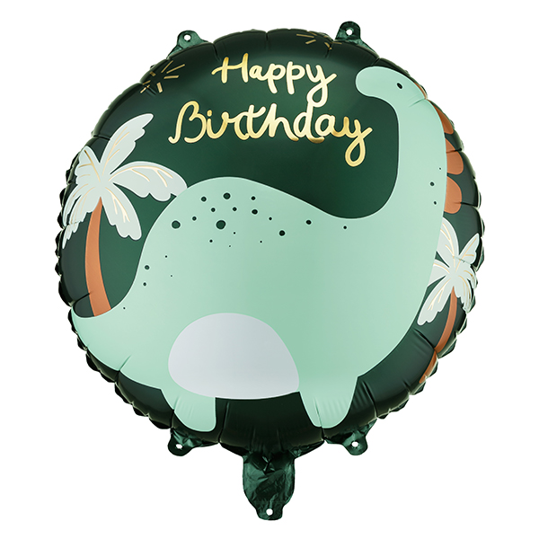 (image for) 18" happy Birthday Brontosaurus Foil Balloons