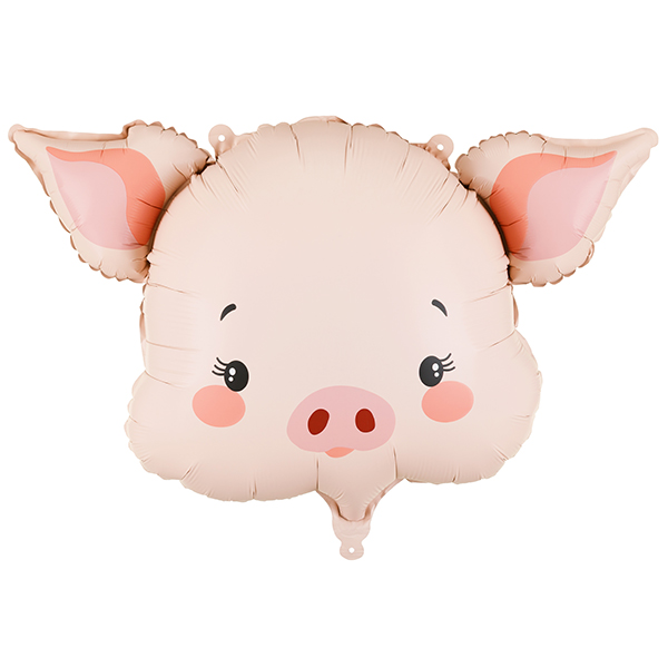 Pig Head Shape Foil Balloons