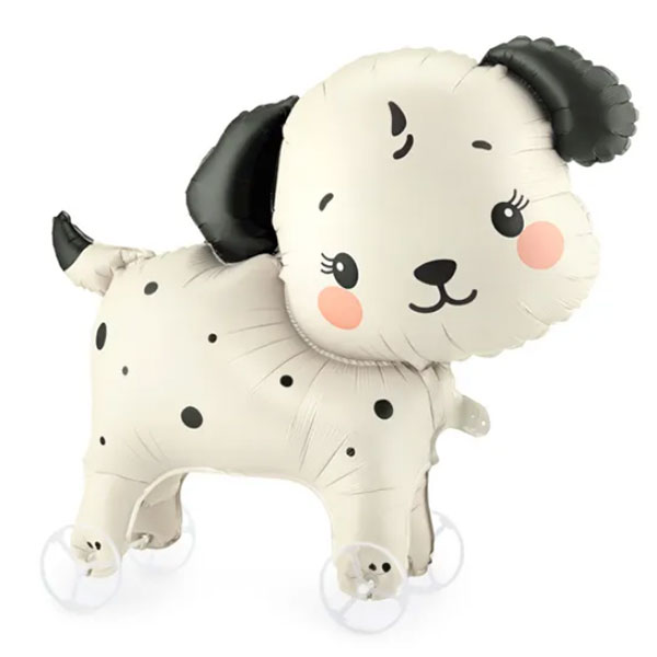 Dog On Wheels Shape Foil Balloons