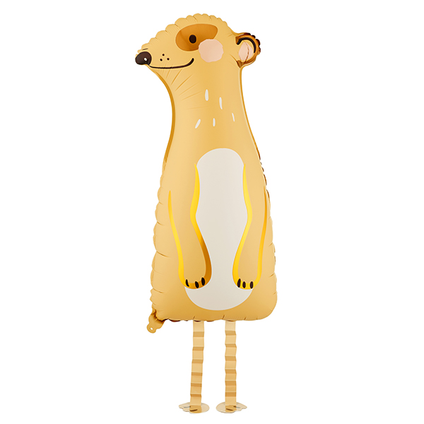 (image for) Standing Meerkat Shape Foil Balloons