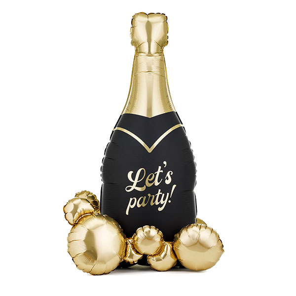 Lets Party Bubble Bottle Standing Foil Balloons