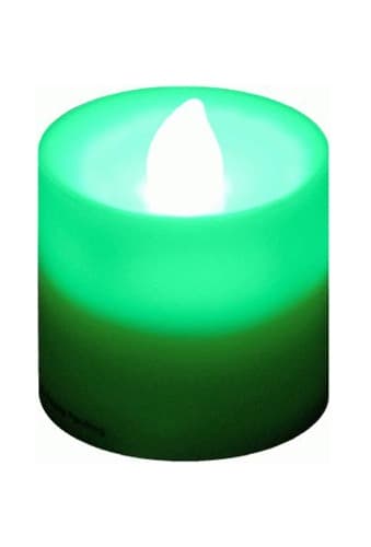 (image for) Green LED Candle Lights 12pk