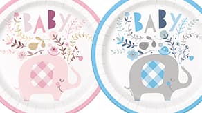 Floral Elephant Baby Shower Theme