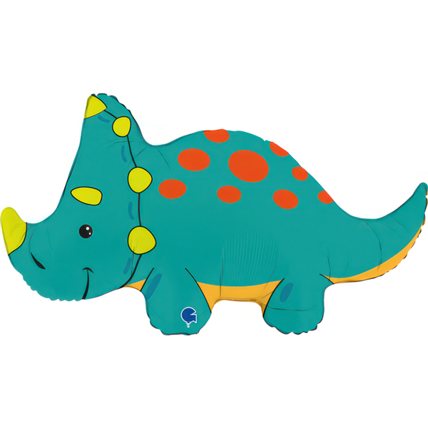 Triceratops Supershape Foil Balloons