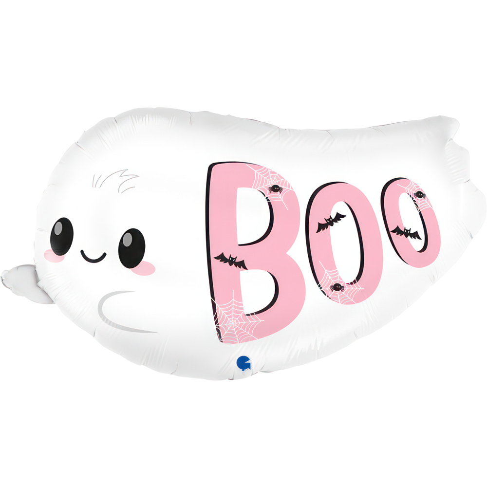 (image for) 34" Chubby Boo Ghost Foil Balloons