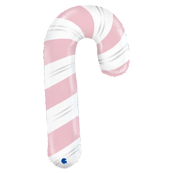 (image for) Pink Candy Cane Supershape Balloons