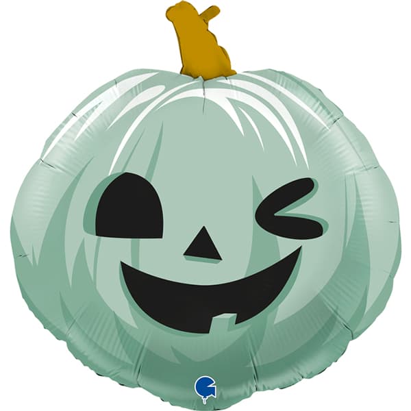 (image for) Green Funny Pumpkin Shape Balloons