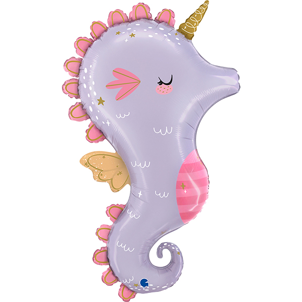 (image for) Magical Seahorse Supershape Balloons