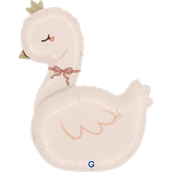 Boho Swan Supershape Foil Balloons