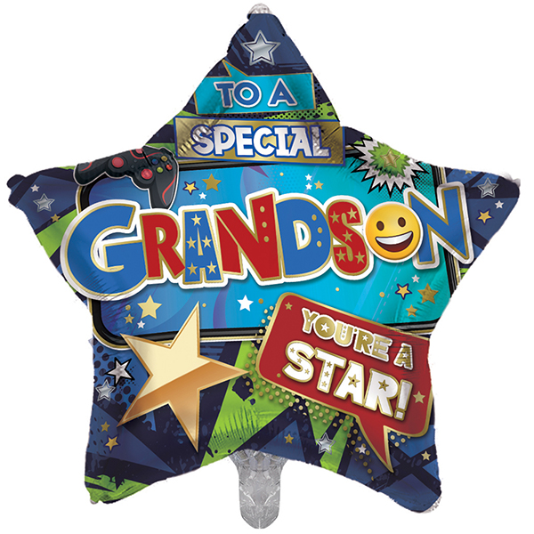 (image for) 18" To A Special Grandson Foil Balloons