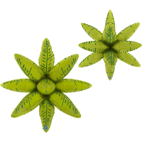 (image for) Tropical Leaves Deco Foil Balloons