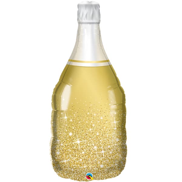 (image for) Golden Bubbly Wine Bottle