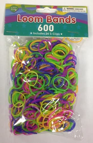 (image for) Neon Assorted Loom Bands x 600