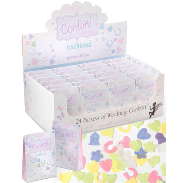 (image for) Traditional Design Wedding Confetti x24pks